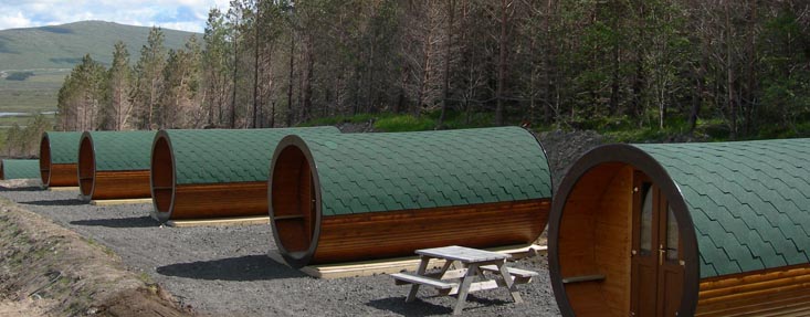 Glecnoe hobbit lodges